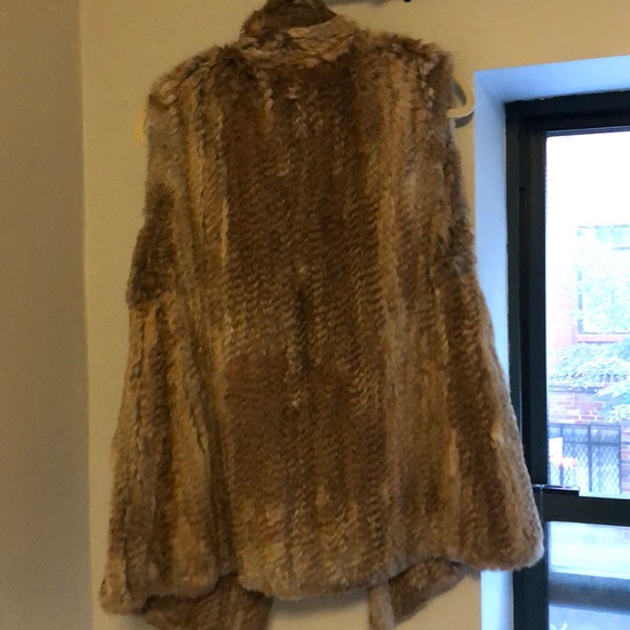 Calypso St. Barth Rabbit fur vest Size M - Picture 6 of 7